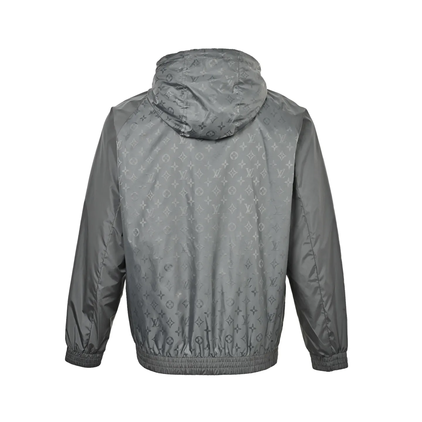 Louis Vuitton/Louis Vuitton old flower all-over printed sleeves patchwork hooded thin coat